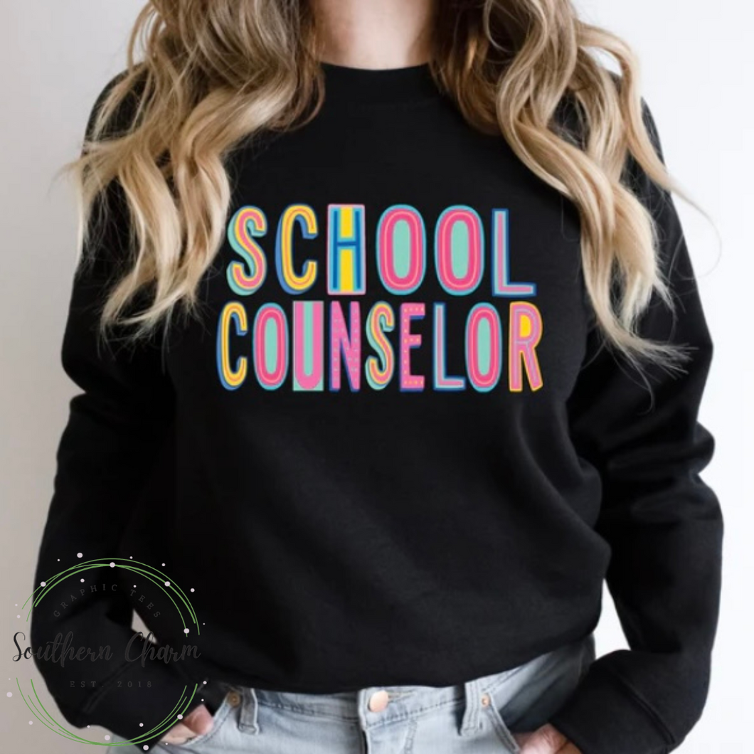 School Counselor Color Block