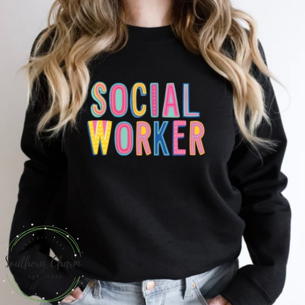Social Worker Color Block